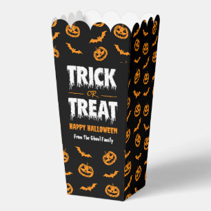 Ballotins Bat citrouille Trick ou traiter le Popcorn noir