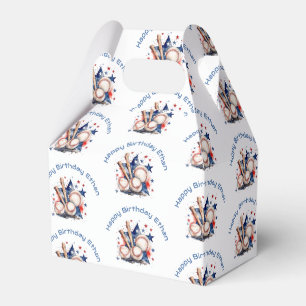 Ballotins Bat de baseball heureux Anniversaire Nom Motif Enf