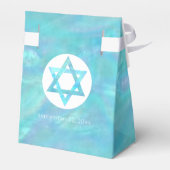 Ballotins Bat mitzvah Blue Opal Modern Chic Glam Party (Arrière)