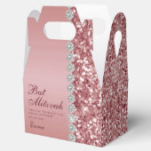 Ballotins Bat mitzvah de Parties scintillant rose Gold (Ouvert)