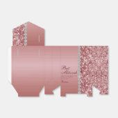 Ballotins Bat mitzvah de Parties scintillant rose Gold (Déplié)