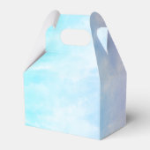 Ballotins Bat mitzvah de teinture Turquoise pourpre (Arrière)