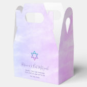 Ballotins Bat mitzvah de teinture Turquoise pourpre (Ouvert)