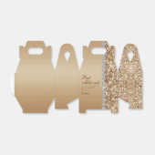 Ballotins Bat mitzvah Parties scintillant or (Déplié)