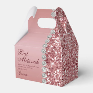 Ballotins Bât Mitzvah Rose Gold Pailleté