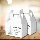 Ballotins Bateau à voile modifiable Anniversaire Boîte Gable