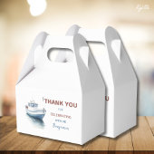 Ballotins Bateau modifiable Anniversaire Gable Box/ Ballotin