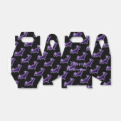 Ballotins Bateaux de nuit noirs et violets Ballotin Gable (Déplié)