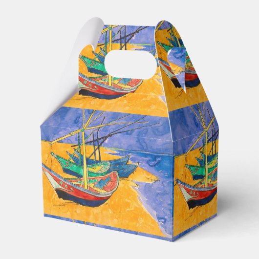 Ballotins Bateaux de Van Gogh Impressionnisme Plage (Verso)