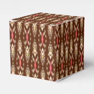 Ballotins Batik Tribal - Marron, Beige et Corail