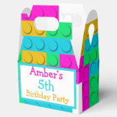 Ballotins Bâtiment coloré Blocs Fille fête d'anniversaire (Ouvert)