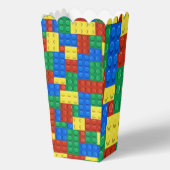 Ballotins Bâtiments Blocs Anniversaire Invitation, Garçons A (Verso)