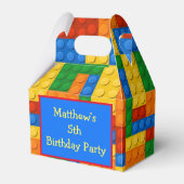 Ballotins Bâtiments colorés Blocs Anniversaire (Verso)