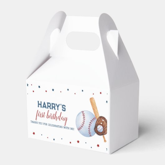 Ballotins Batterie Ballotin de baseball Anniversaire (Verso)