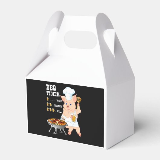 Ballotins BBQ | BBQ Timer Pig Grill Barbecue Beer Lover Men (Verso)