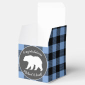 Ballotins Bear Baby shower Garçon bleu (Ouvert)