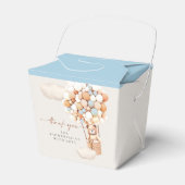 Ballotins Bear Balloons Blue Brown crème Ballotin (Verso)