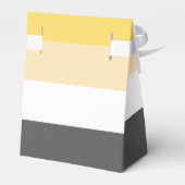 Ballotins Bear Pride Drapeau Or Gay Mariage Faveur Box (Arrière)