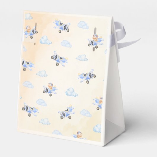 Ballotins Bearly Wait Bear & Cloud Pattern Baby Shower (Arrière)