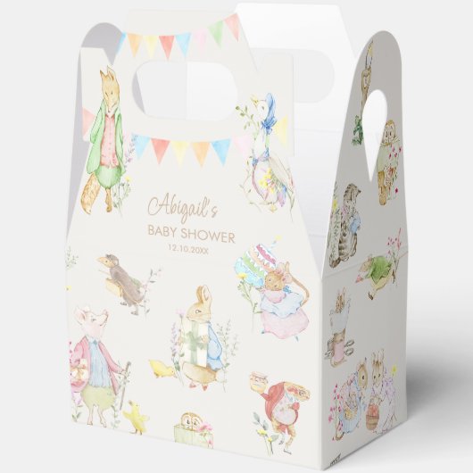 Ballotins Beatrix Peter le lapin Baby shower des bois (Ouvrir)