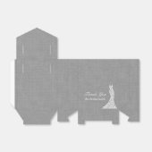 Ballotins Beau Ballotin de Fête des mariées de lin (Déplié)