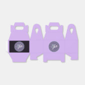 Ballotins Beau Ballotin de gâteau de biscuit violet clair (Déplié)