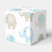 Ballotins Beau bébé éléphants bleus (Arrière)
