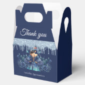 Ballotins Beau bleu mexicain style Quinceañera (Ouvert)