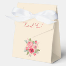 Beau Bouquet de Roses Roses Peintes en Aquarelle