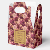Ballotins Beau Burgundy Blush Gold Mariage Merci (Ouvert)