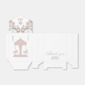 Ballotins Beau Carousel Floral Rose doux (Déplié)