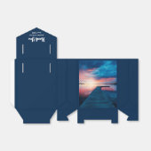 Ballotins Beau coucher de soleil sur un lac de Calme (Déplié)