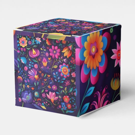 Ballotins Beau design floral foncé (Verso)