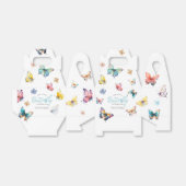 Ballotins Beau papillon aquarelle fille's Birthday (Déplié)