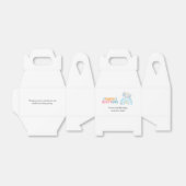 Ballotins Beau pastel bleu heureux ballotin d'anniversaire é (Déplié)