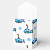 Ballotins Beau sous-marin en dessin, Bébé Pois Bleu (Ouvert)