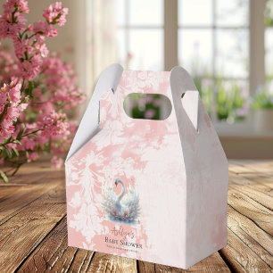 Ballotins Beau Swan rose Floral Damask Girl Baby shower