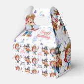 Ballotins Beau thème bleu et rouge pirate (Arrière)