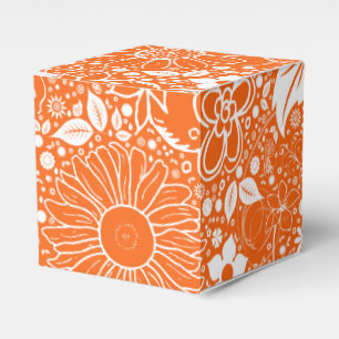 Ballotins Beautés botaniques Orange-Carré Ballotin