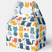 Ballotins Beaux chats kawaii, jouer avec des jouets blanc ba (Verso)