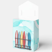 Ballotins Bébé à bord surf Baby shower Turquoise Cadeau (Ouvrir)