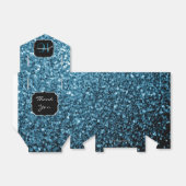 Ballotins Bébé bleu clair faux parties scintillant scintille (Déplié)