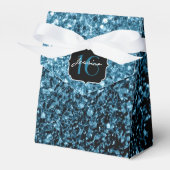 Ballotins Bébé bleu clair faux parties scintillant scintille (Verso)