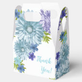 Ballotins Bébé Bleu En Fleur Brunch Douche Merci (Ouvert)