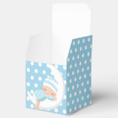 Ballotins Bébé Bleu Sur Le Ballotin Lune (Ouvert)