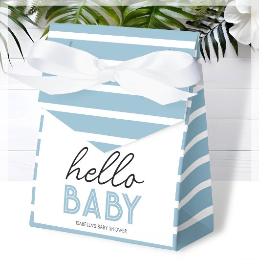 Ballotins Bébé Bonjour bleu | BABY SHOWER