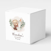 Ballotins Bébé brasse de la verdure Baby shower café (Verso)