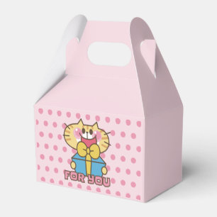 Ballotins Bébé Cartoon de chat mignonne Pois rose