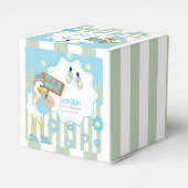 Ballotins Bébé Cigogne Fête de Naissance Garçon (Arrière)