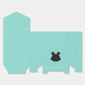 Ballotins BÉBÉ & CO Petit Robe Noire Douche Fête d'arrosage (Déplié)